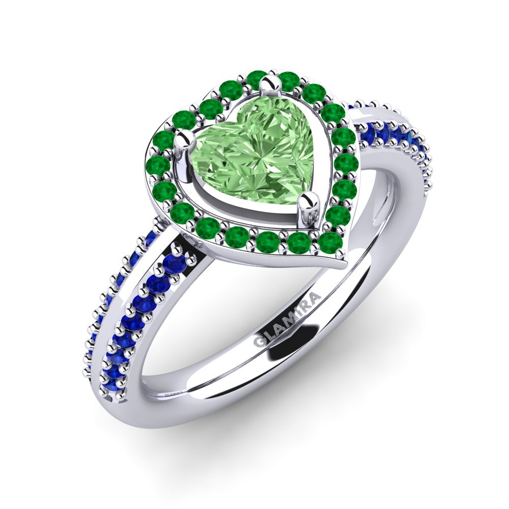 14ct White Gold Engagement Ring Pemangile