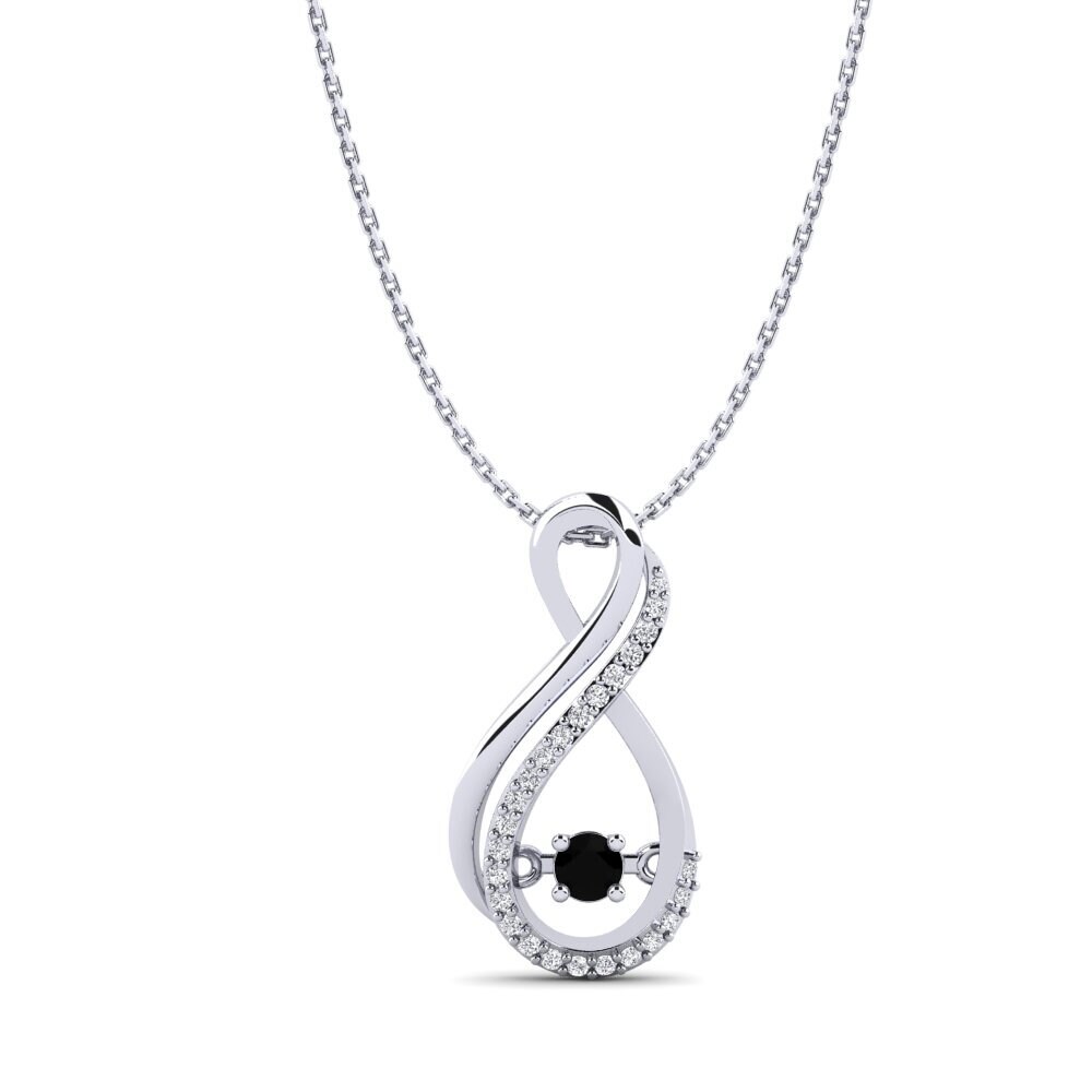 Schwarzer Onyx Damen anhänger Gisela