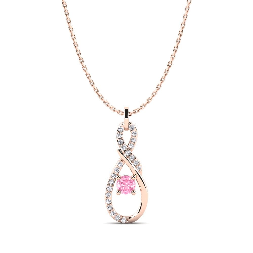 Zafiro Rosado Colgante de Mujer Griselda