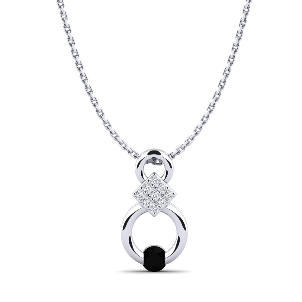 Zafiro negro Colgante de Mujer Nousha