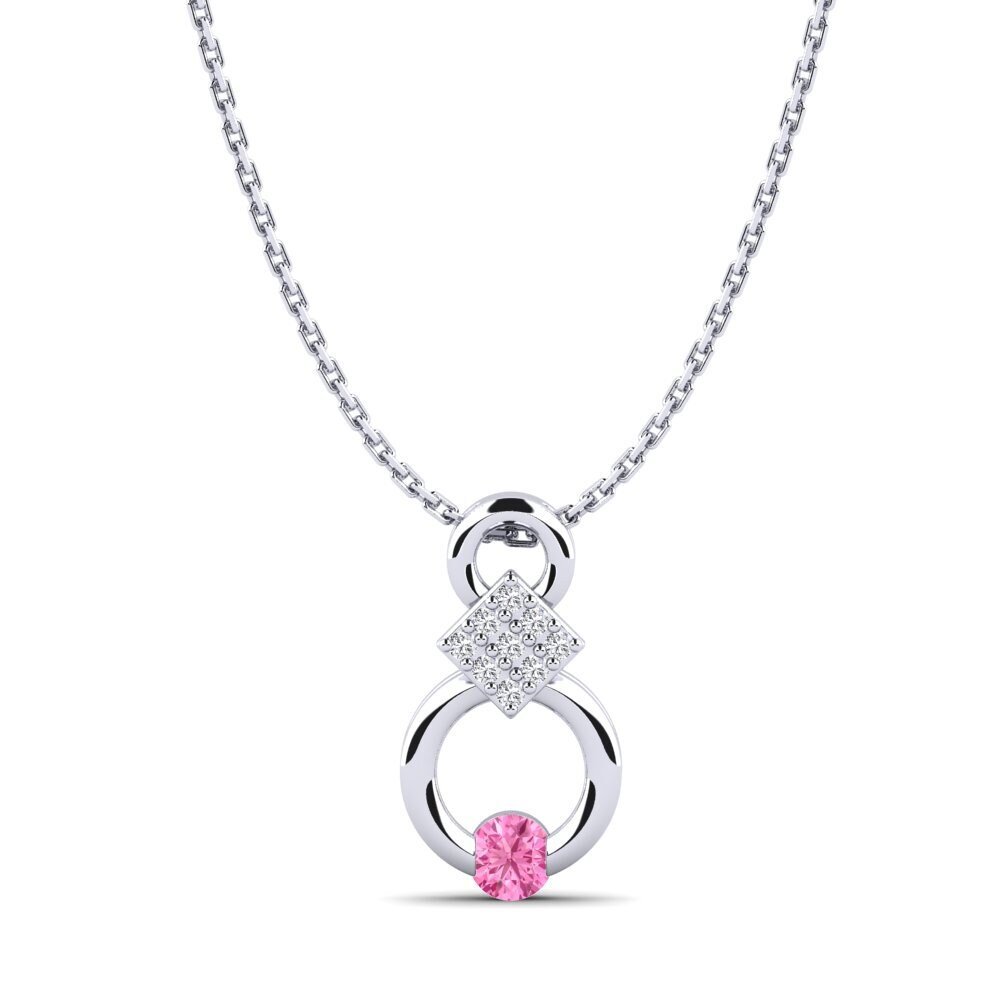 Pink Sapphire Women's Pendant Nousha