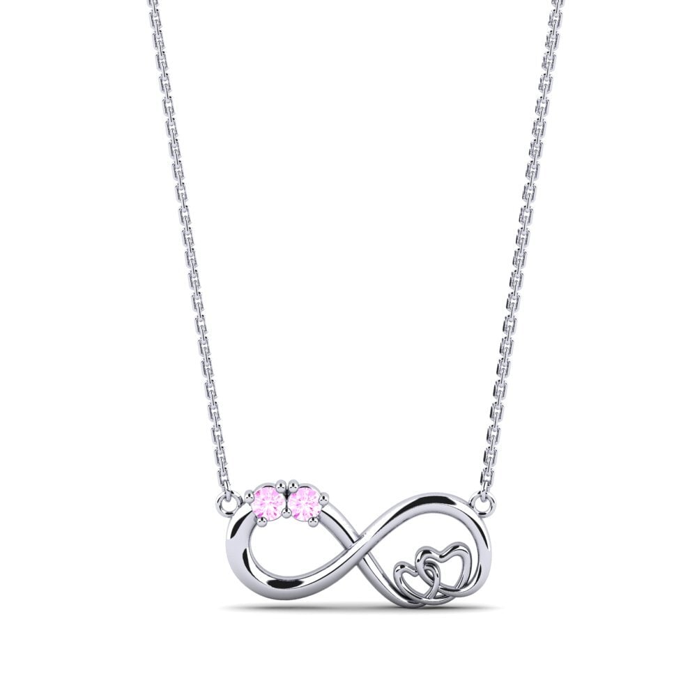 Zafiro Rosado Collar de Mujer Rada