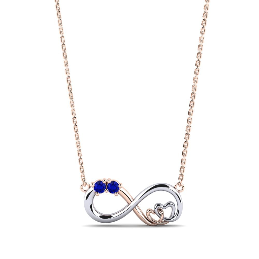 14ct Rose / White Gold Women's Necklace Rada