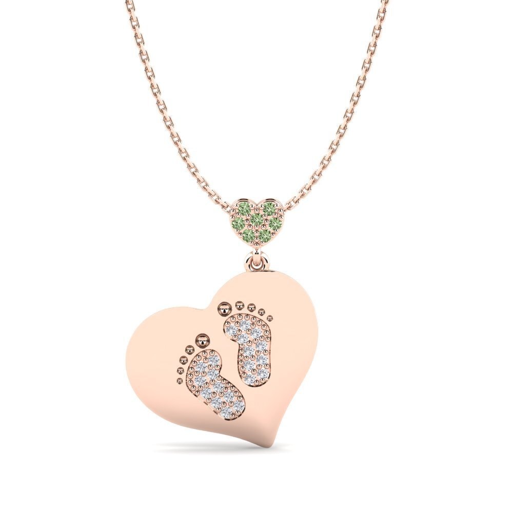 Diamant Vert Pendentif pour femme Maarika