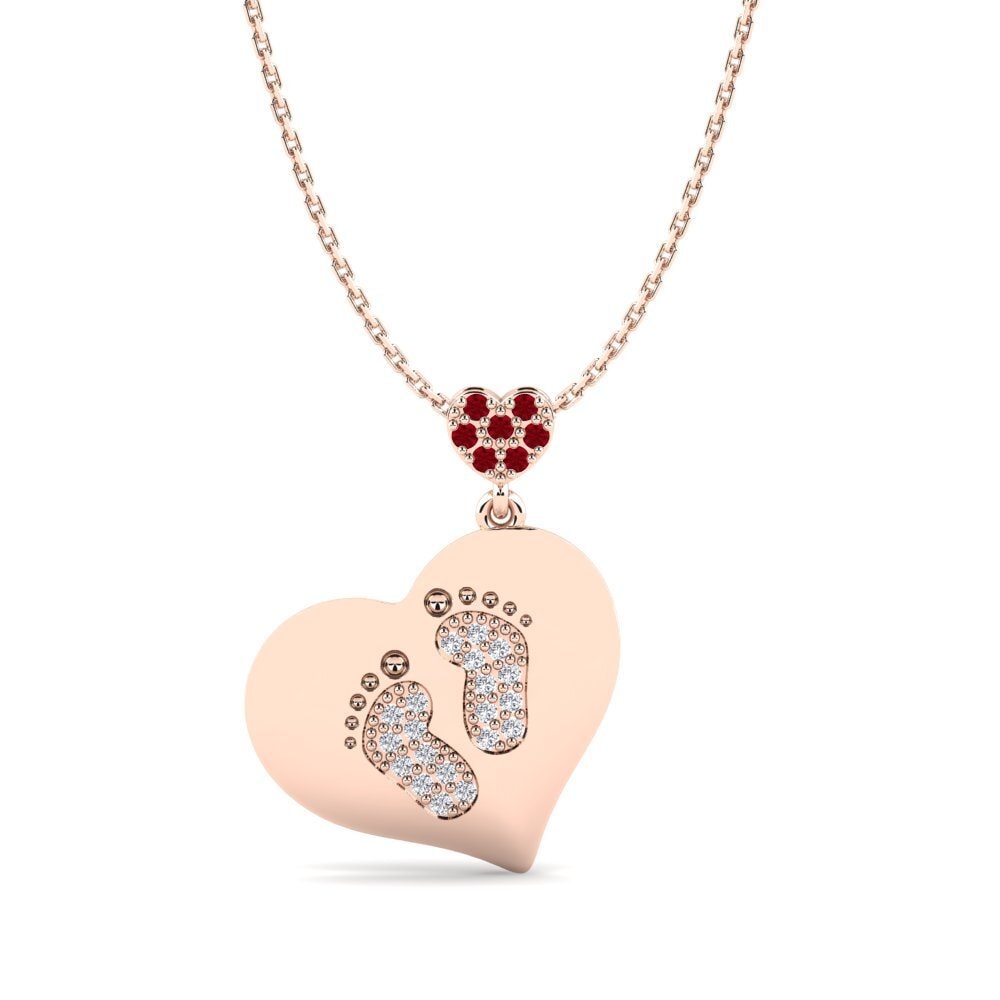 Red Zirconia Women's Pendant Maarika