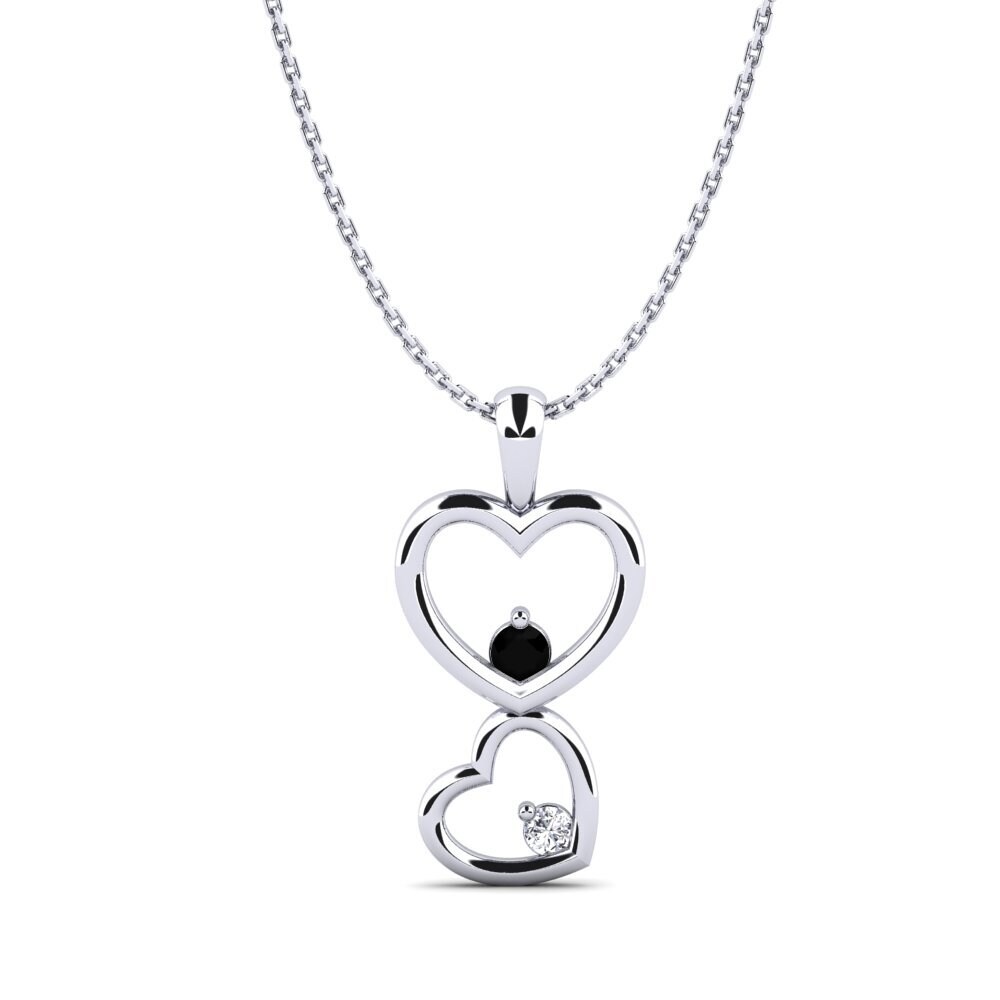 Black Sapphire Women's Pendant Erika