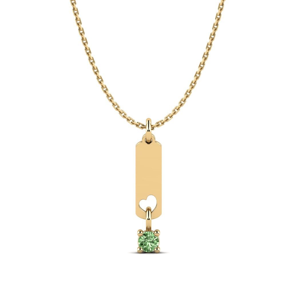 Diamant Vert Pendentif pour femme Edona