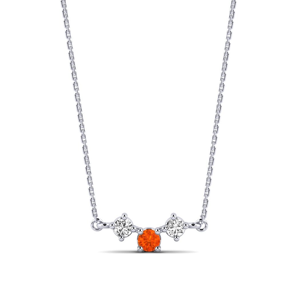 Fire-Opal Women's Necklace Tatiana