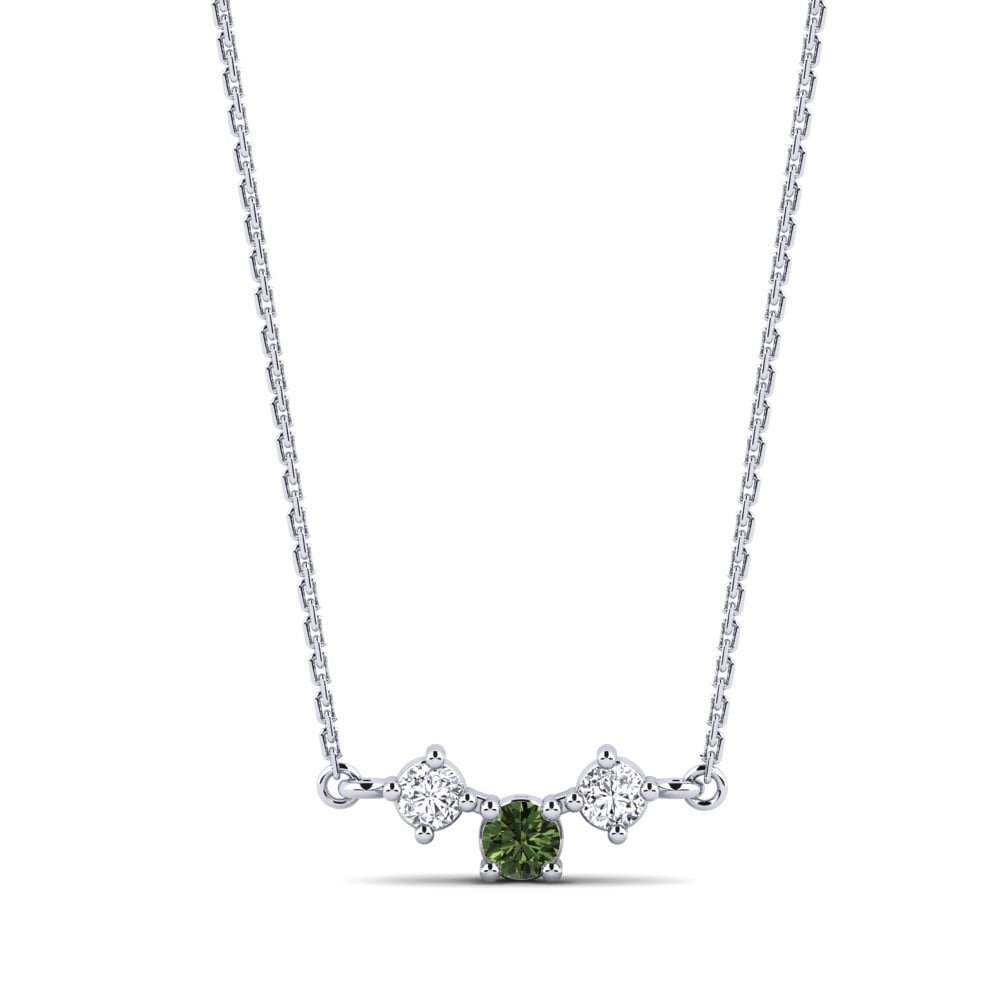 Green Sapphire Women's Necklace Tatiana