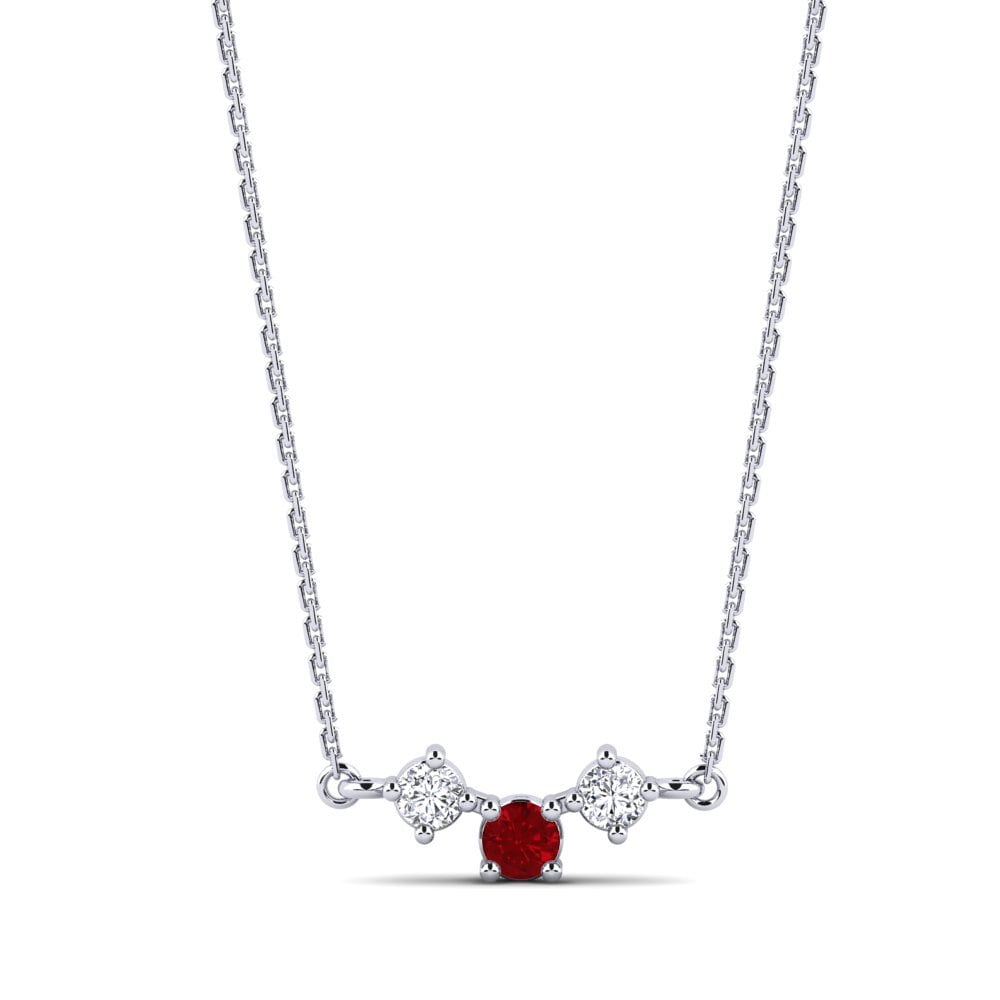 Circonita Roja Collar de Mujer Tatiana