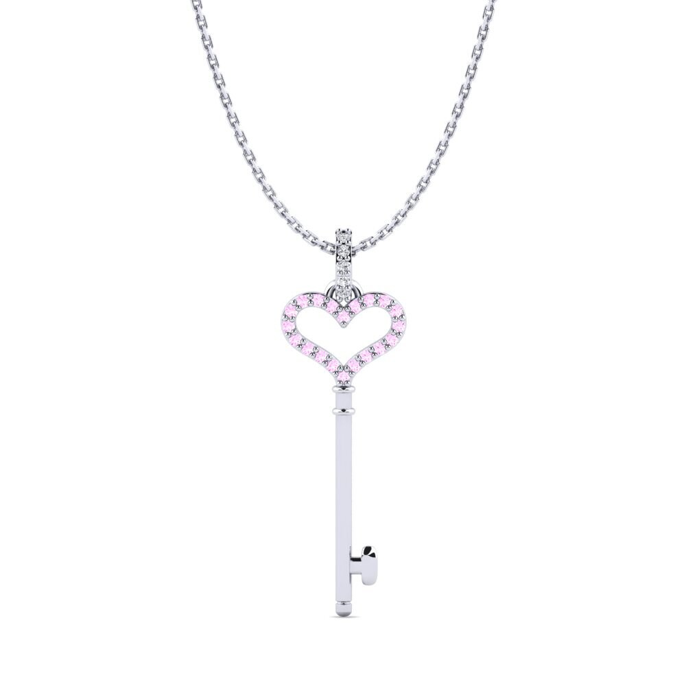 Pink Sapphire Women's Pendant Monique