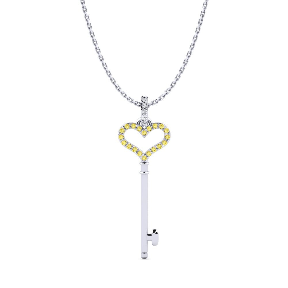 Yellow Sapphire Women's Pendant Monique