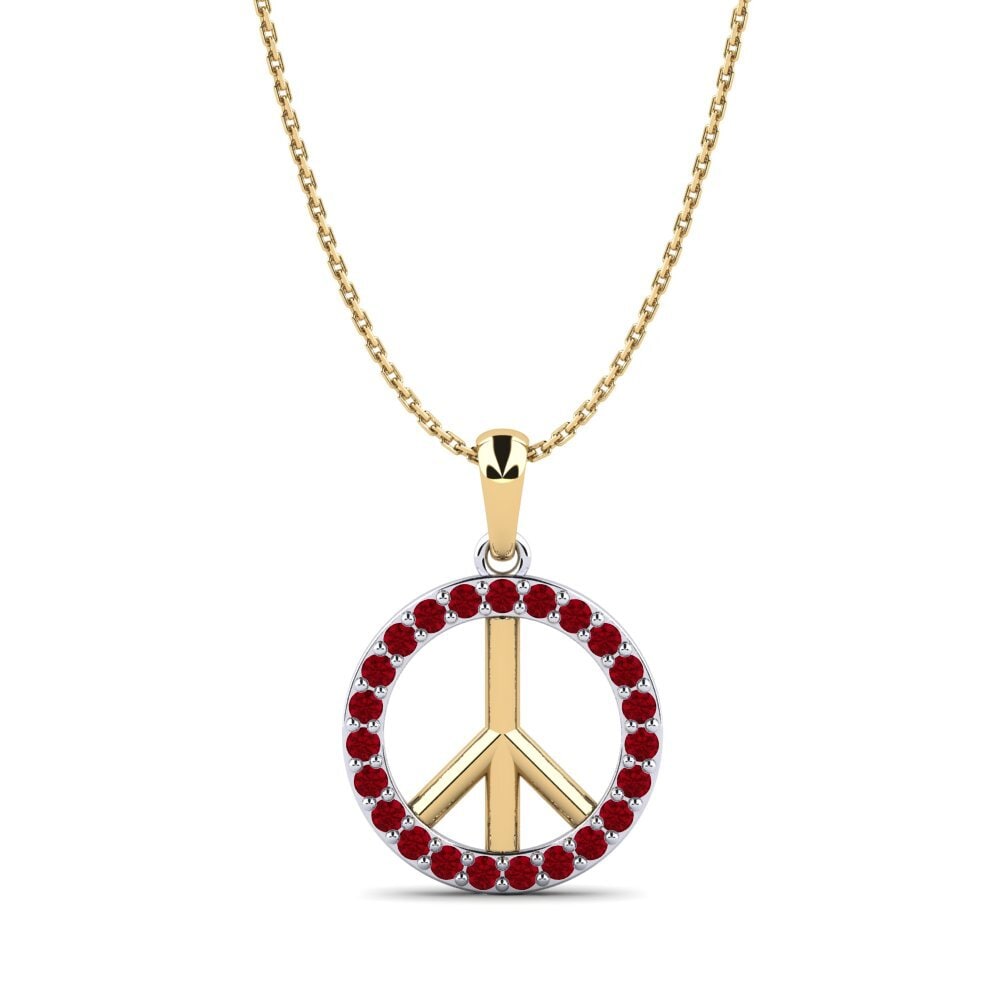 Red Zirconia Women's Pendant Tammy