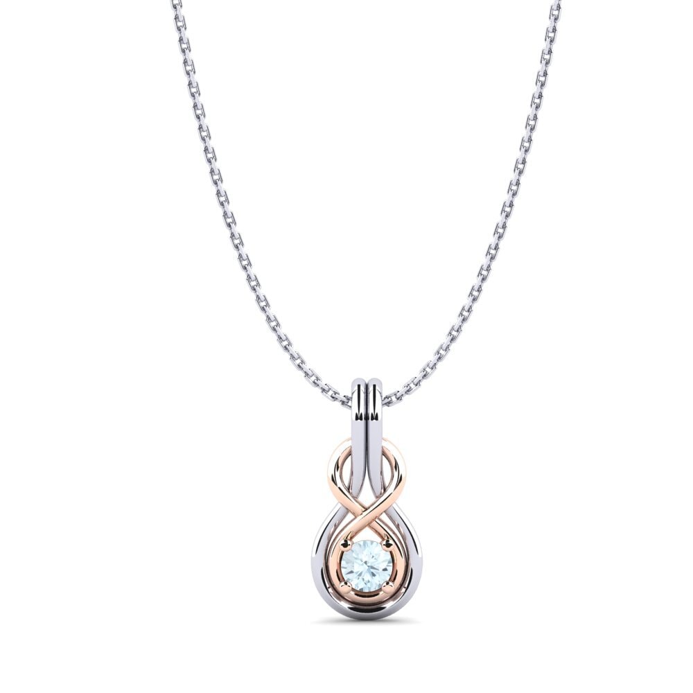 14ct White / Rose Gold Women's Pendant Laima