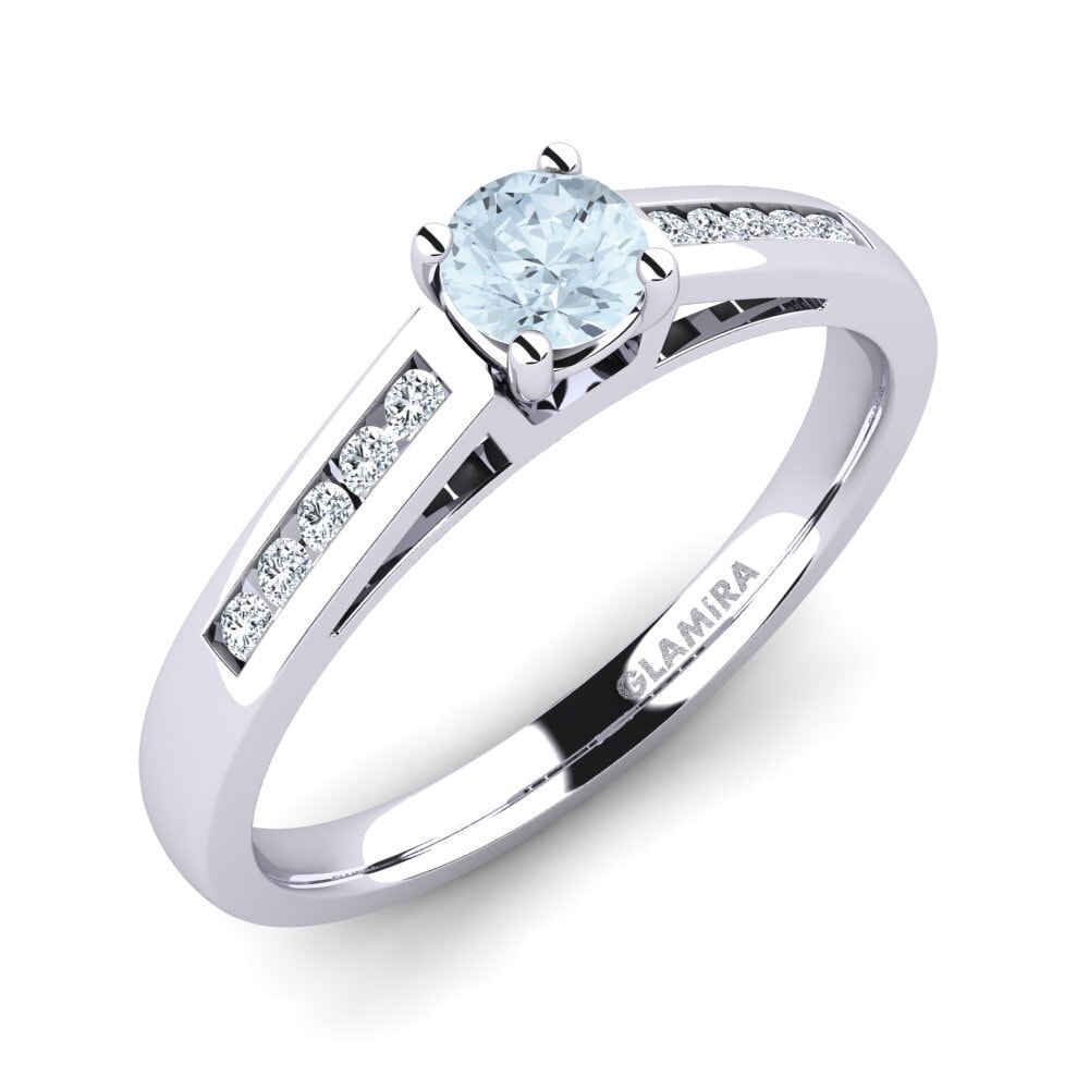 Aquamarine Diamonds Ring Penelope