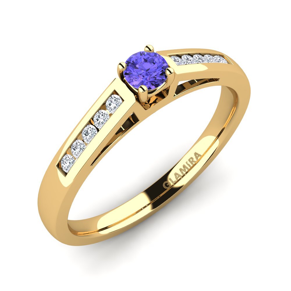 Tanzanite Engagement Ring Penelope 0.16 crt