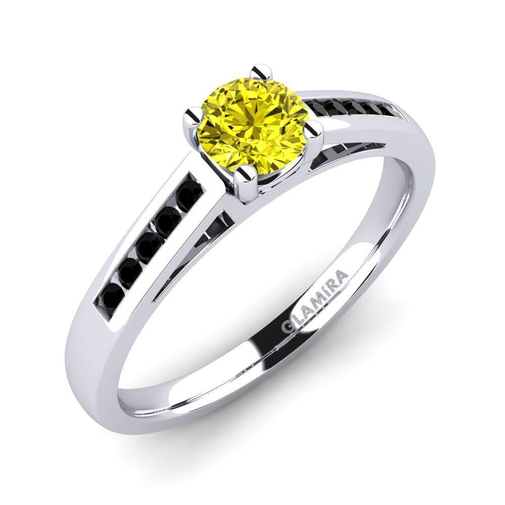 950 Palladium Engagement Ring Penelope 0.5 crt