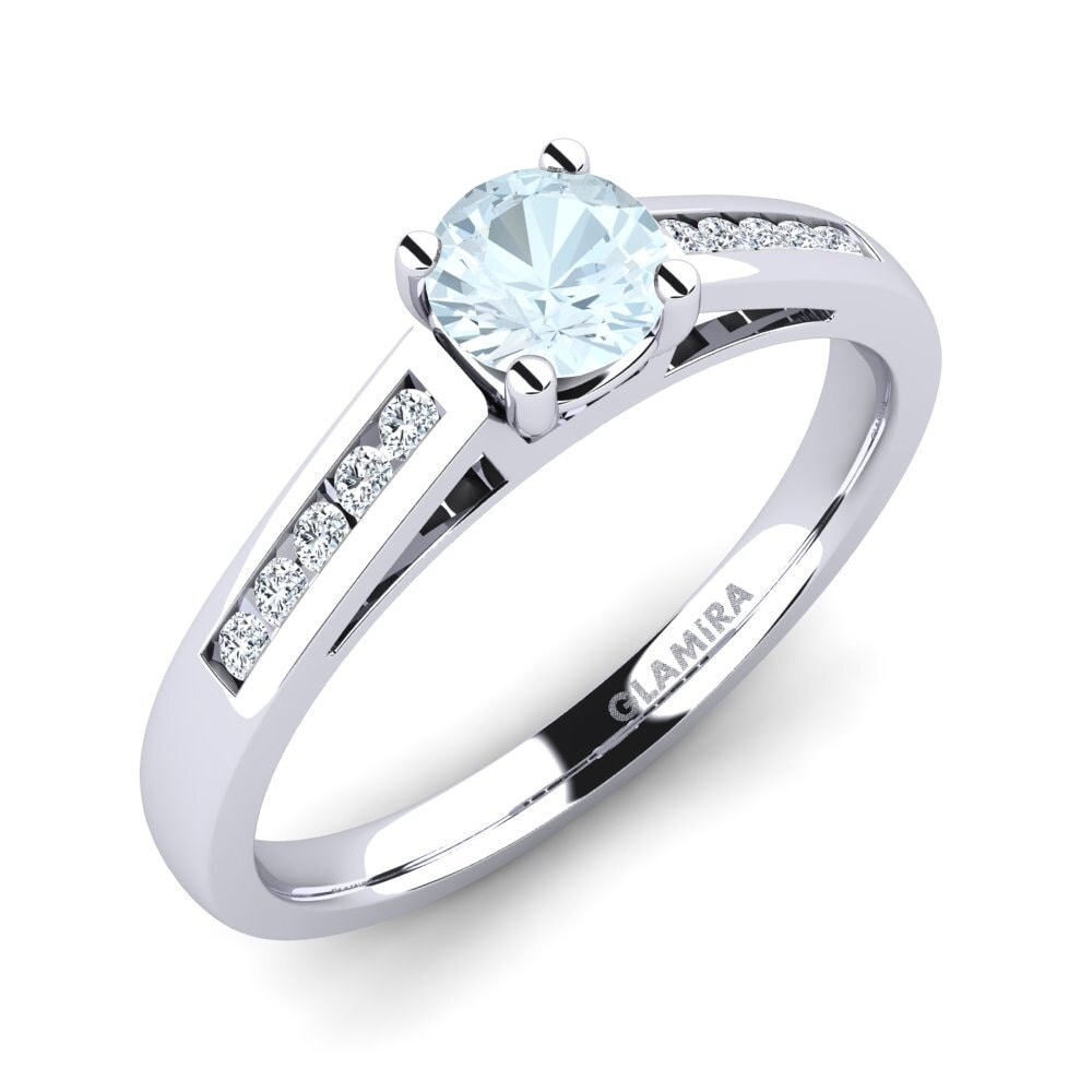 Aquamarine Engagement Ring Penelope 0.5 crt