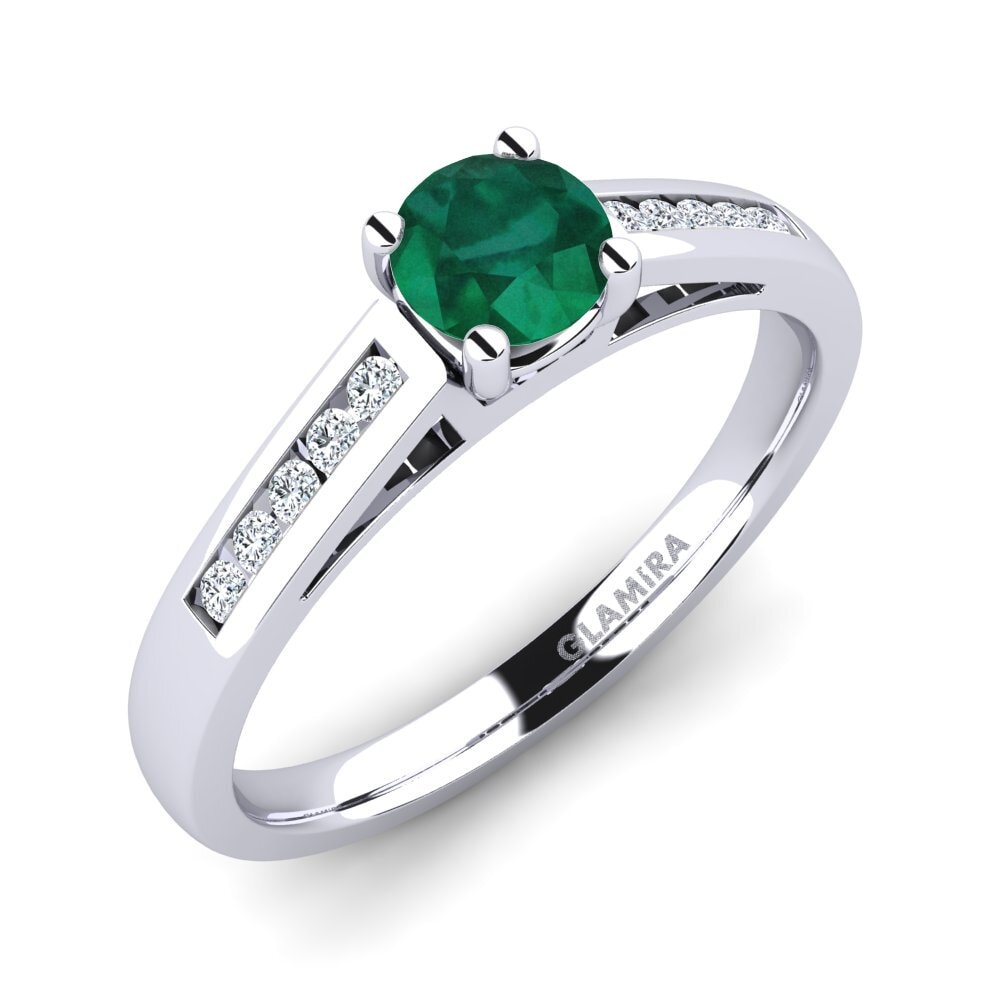 Emerald Engagement Ring Penelope 0.5 crt