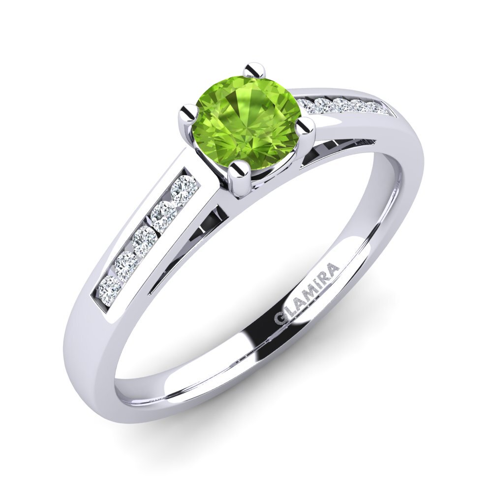 Peridot Engagement Ring Penelope 0.5 crt