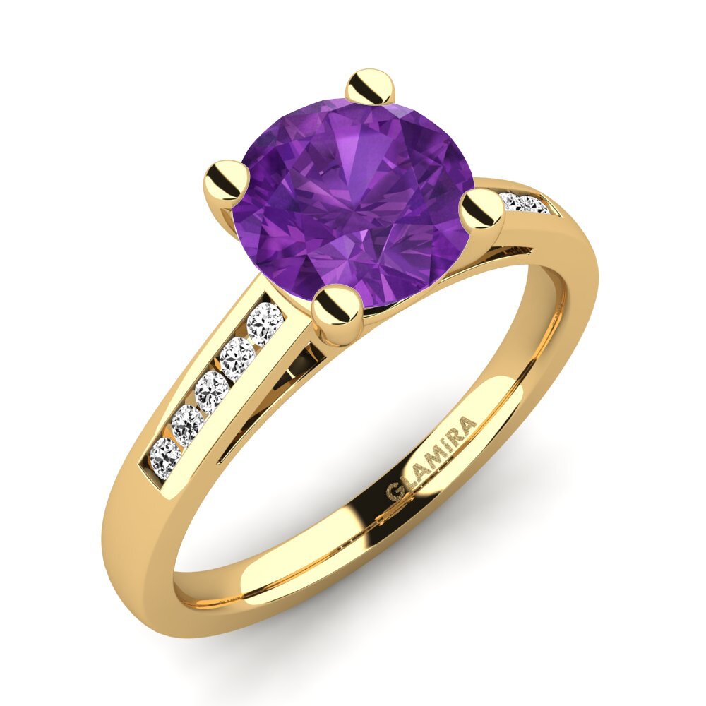 Amethyst Engagement Ring Penelope 2.0 crt