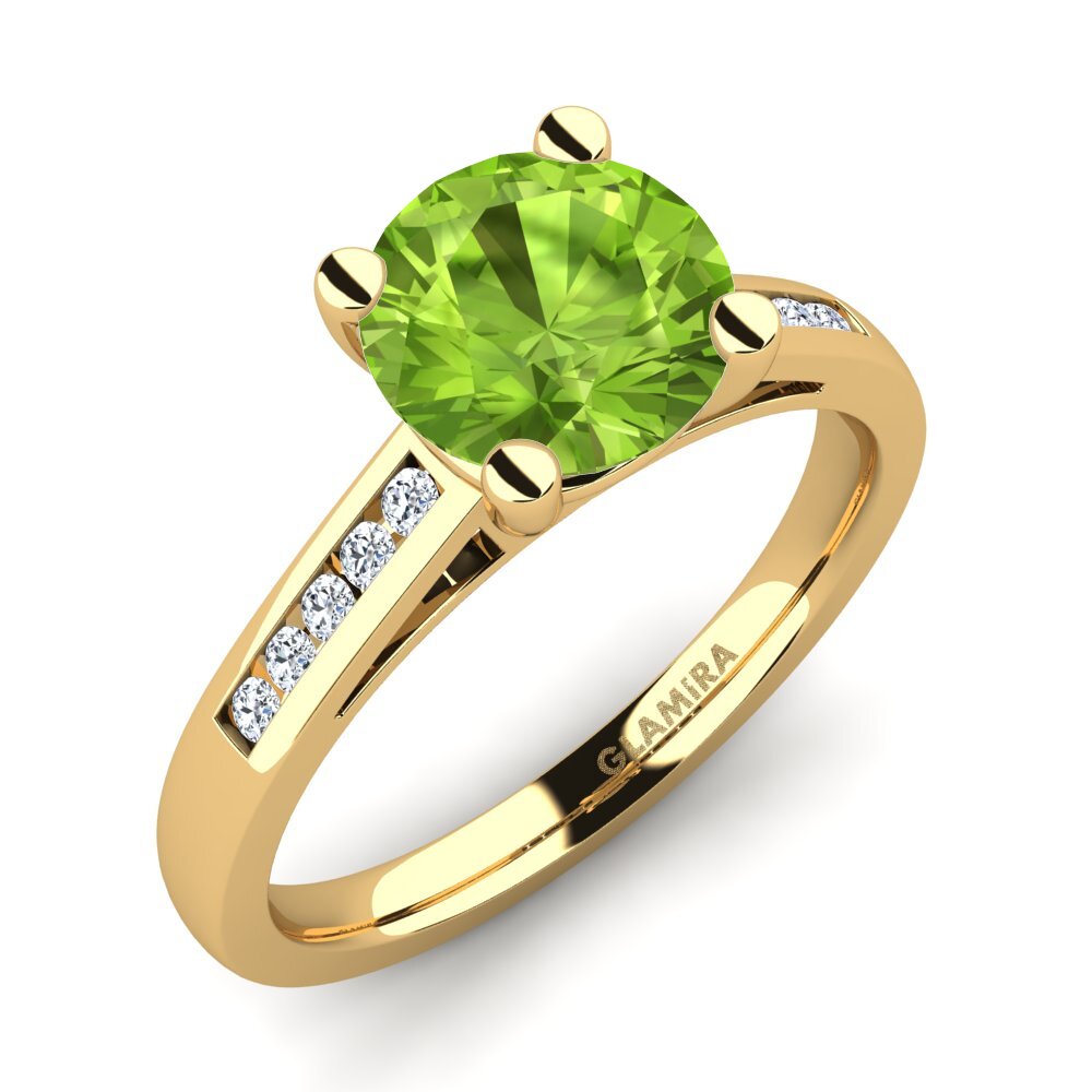 Peridot Engagement Ring Penelope 2.0 crt