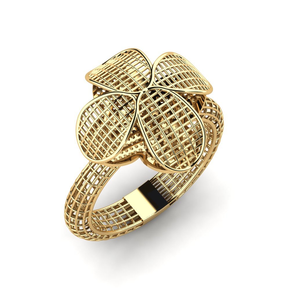 Or Jaune 14k Bague Penny