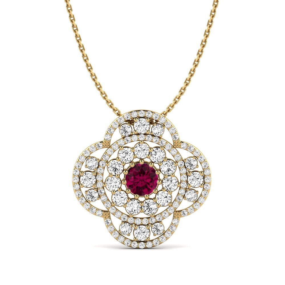 Rhodolite Garnet Women's Pendant Penski