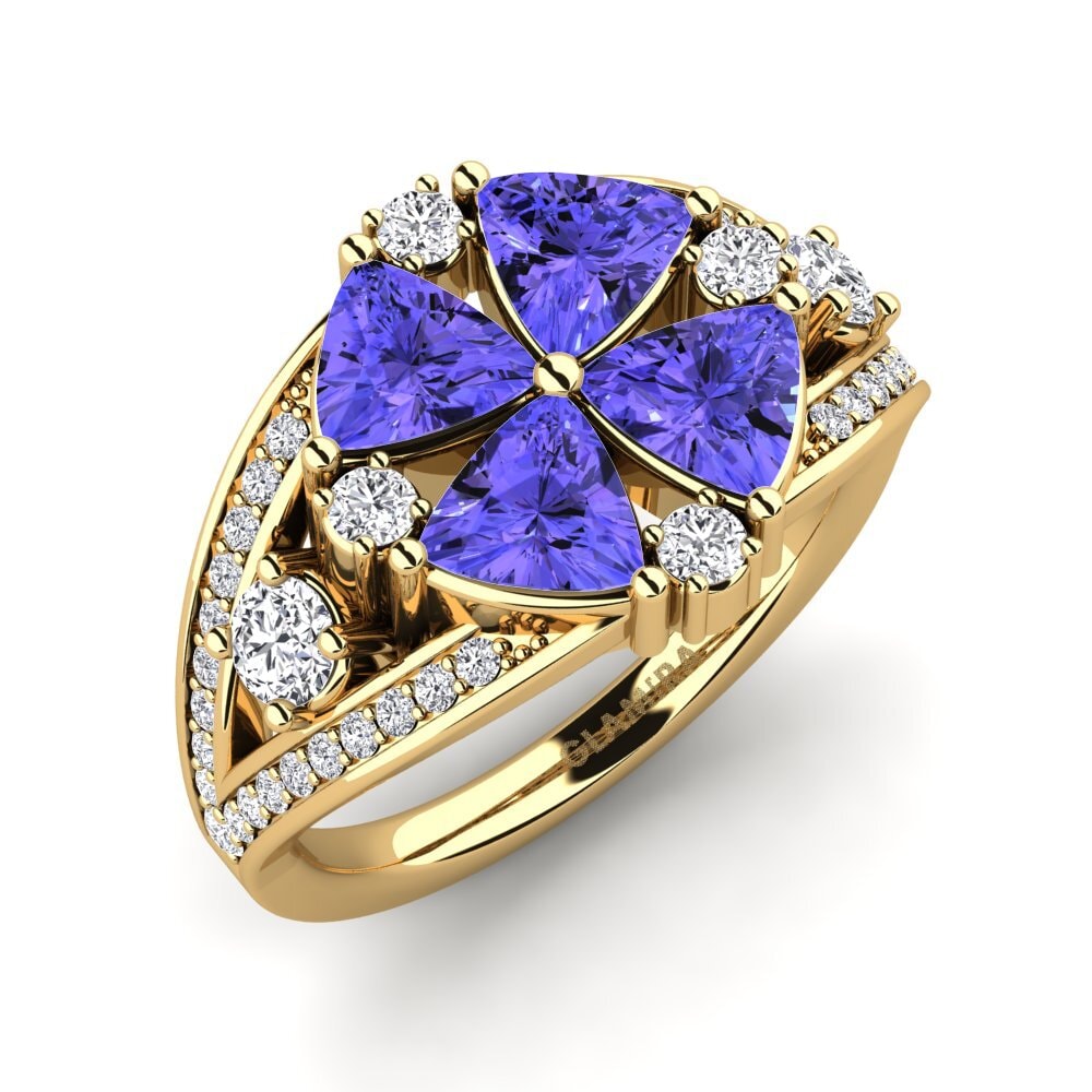 Trillion Tanzanite Ring Penson