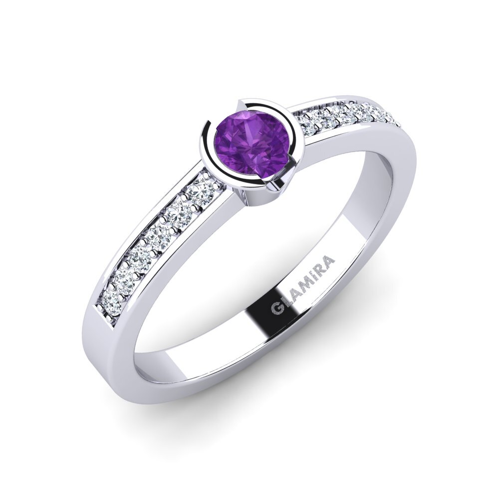 Amethyst Engagement Ring Penthe 0.25 crt