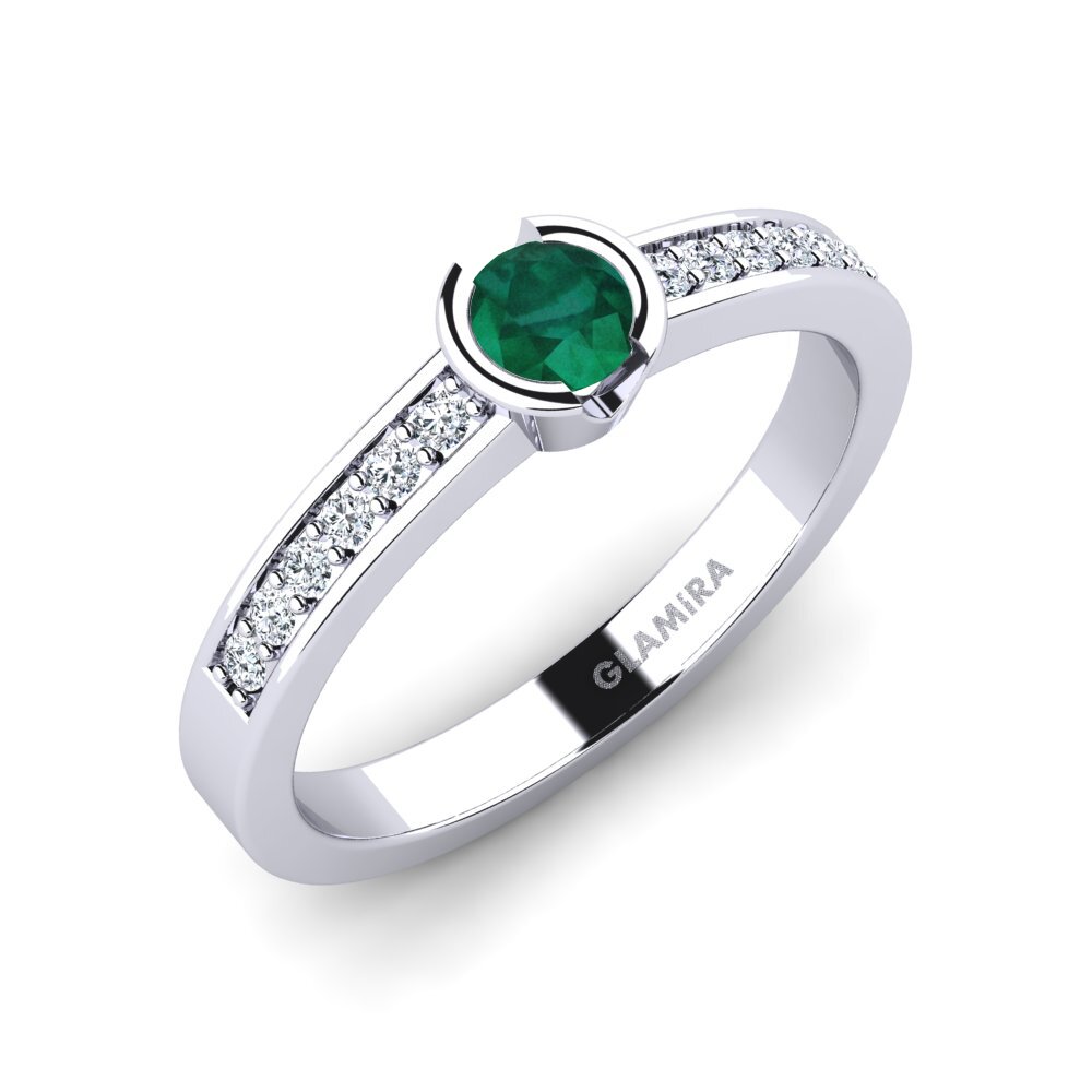 Emerald Engagement Ring Penthe 0.25 crt