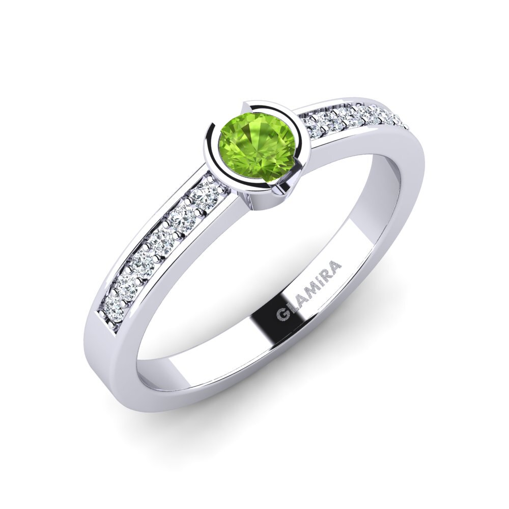 Peridot Engagement Ring Penthe 0.25 crt