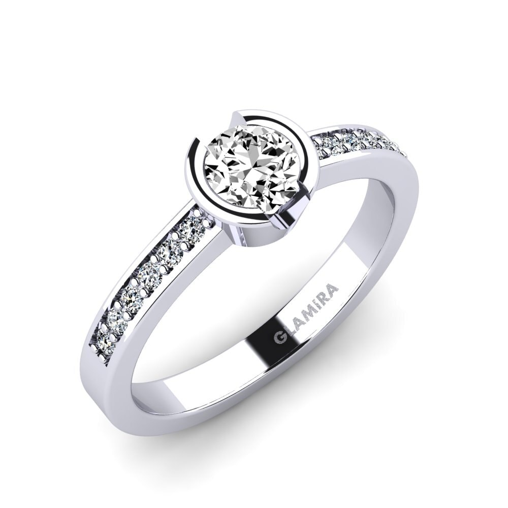 Moissanita Anillo de compromiso Penthe 0.5crt