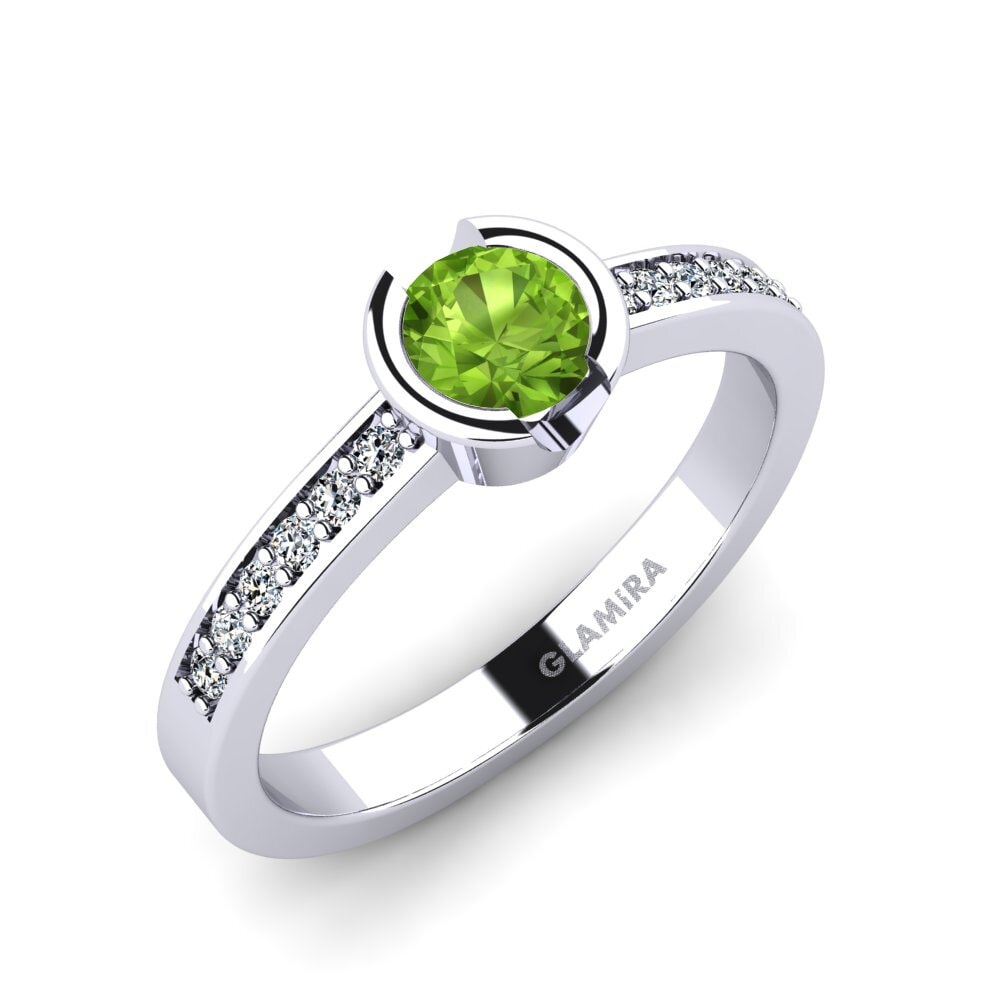 Peridot Engagement Ring Penthe 0.5 crt