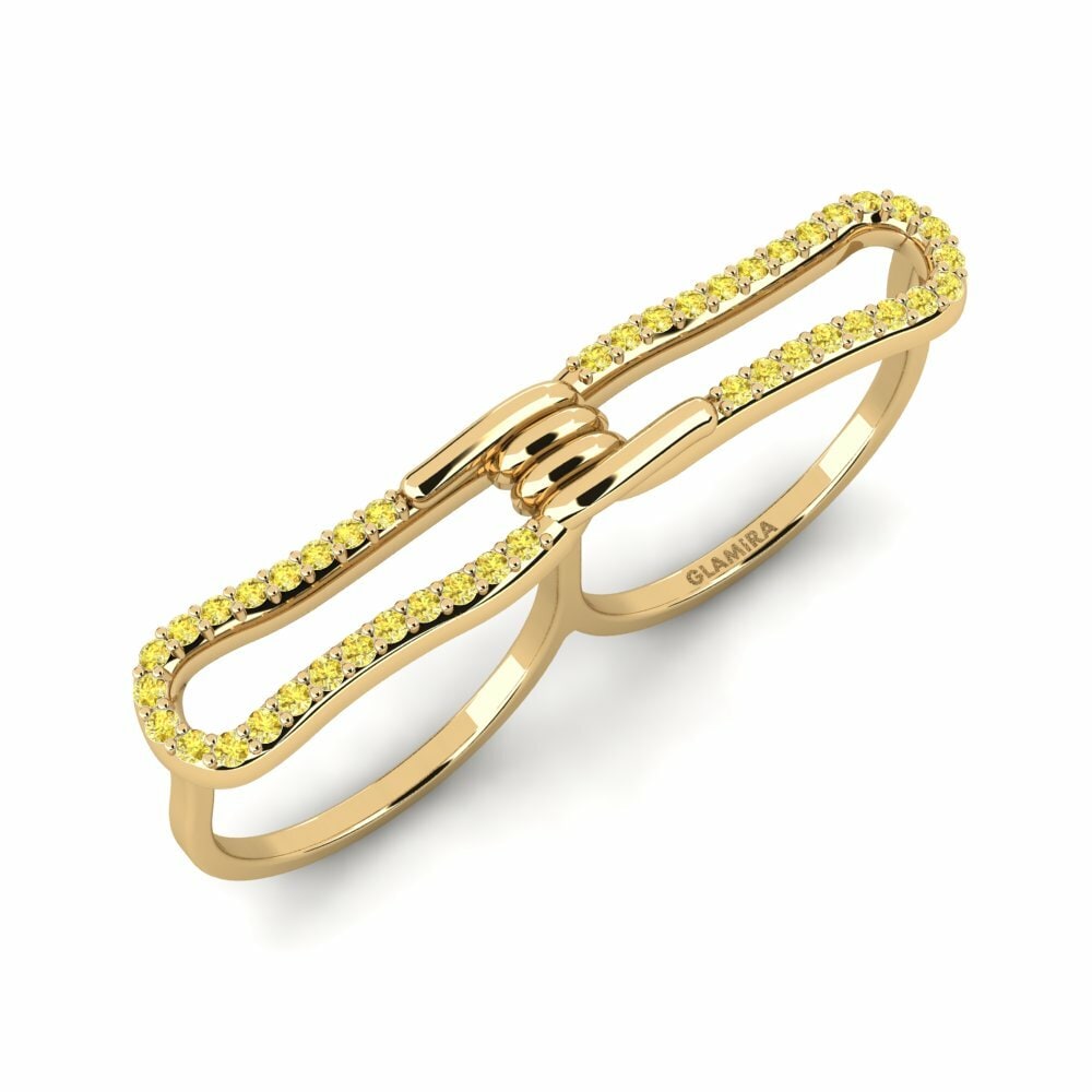 Yellow Sapphire Ring Penumbra