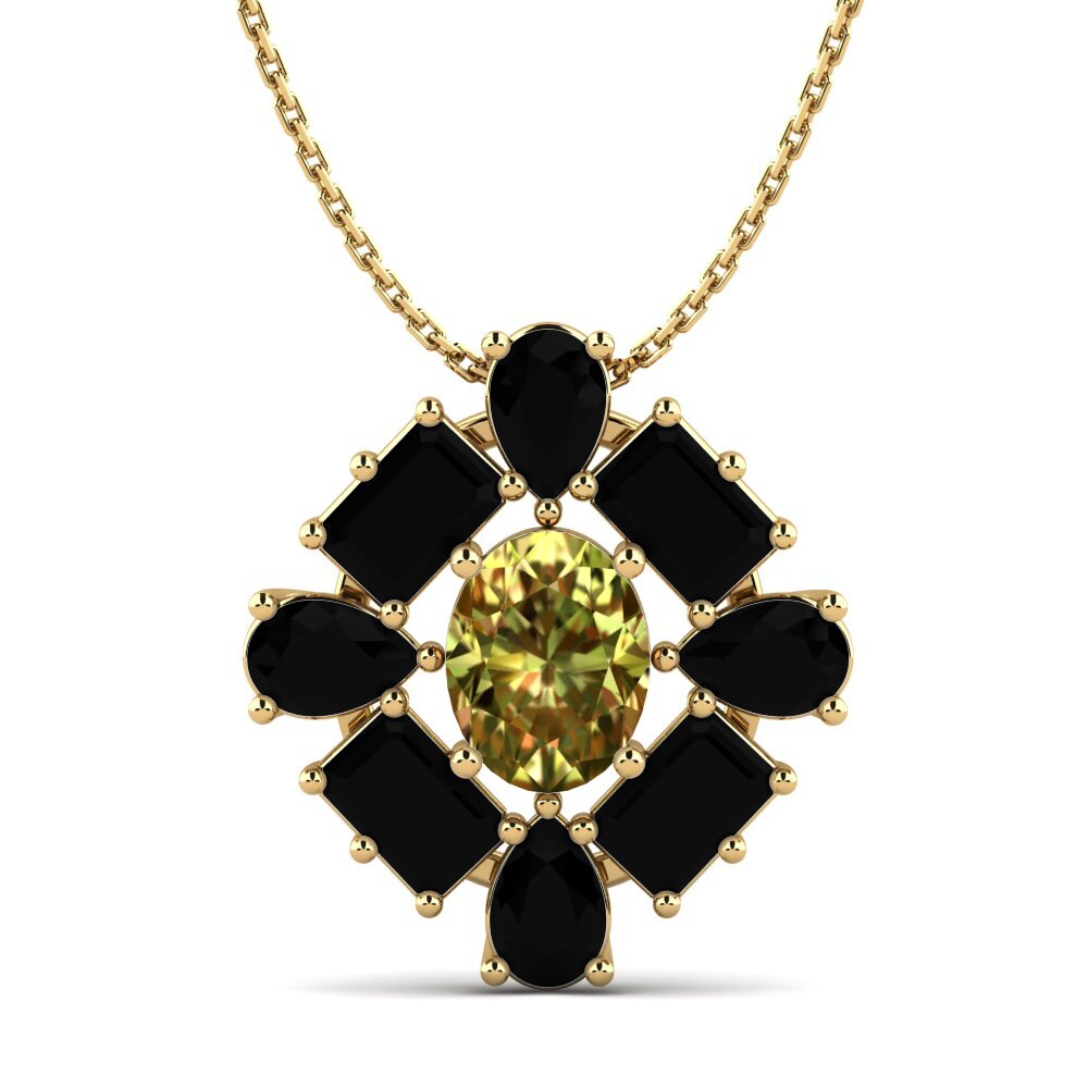 Pierre de Sultan Pendentif pour femme Peonia