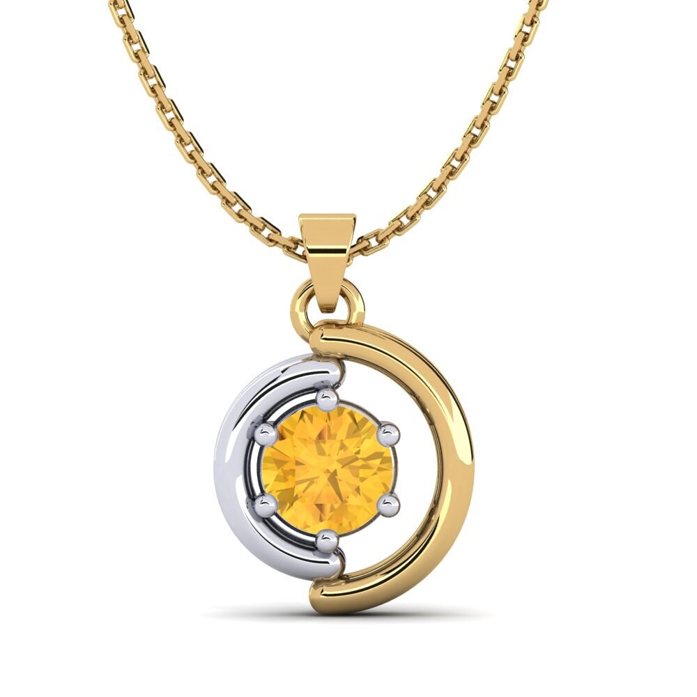 Citrine Women's Pendant Perdika