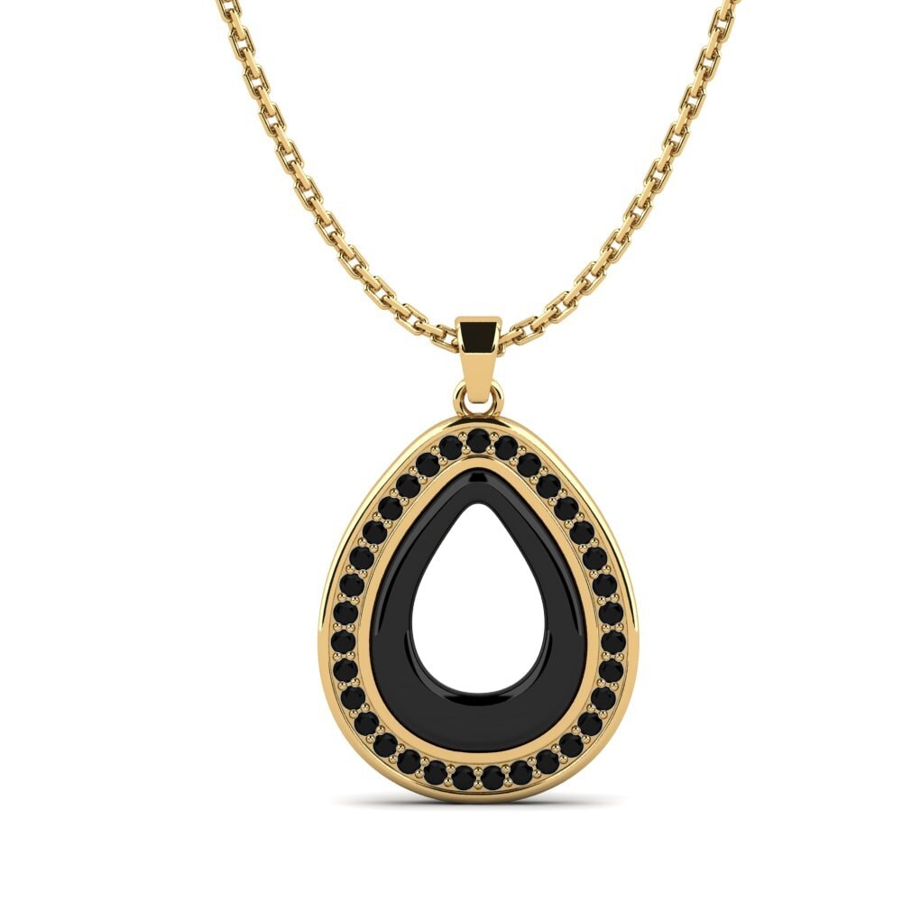 Diamante Negro Colgante de Mujer Pereyra