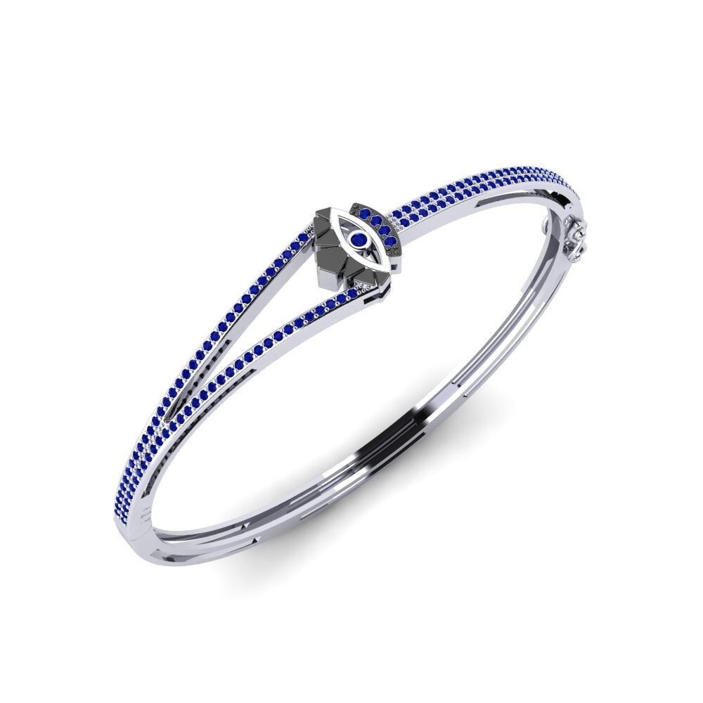 Plata 925 Zafiro Brazalete de mujer Perinne