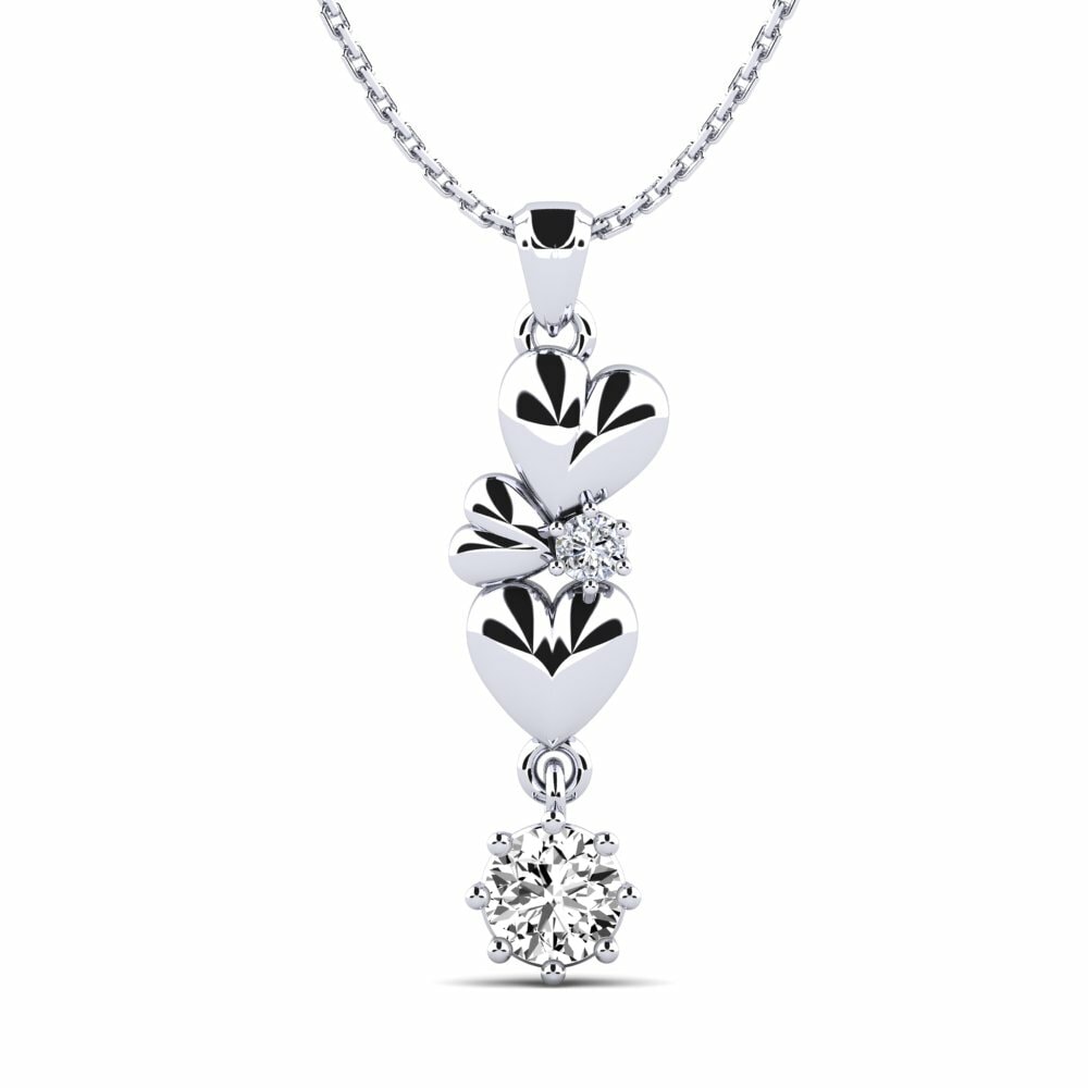 Moissanite Dames Hanger Permelia