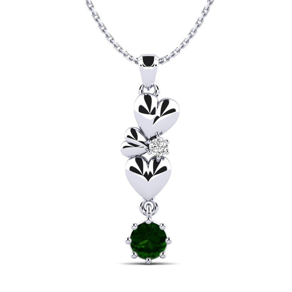 Turmalina verde Colgante de Mujer Permelia