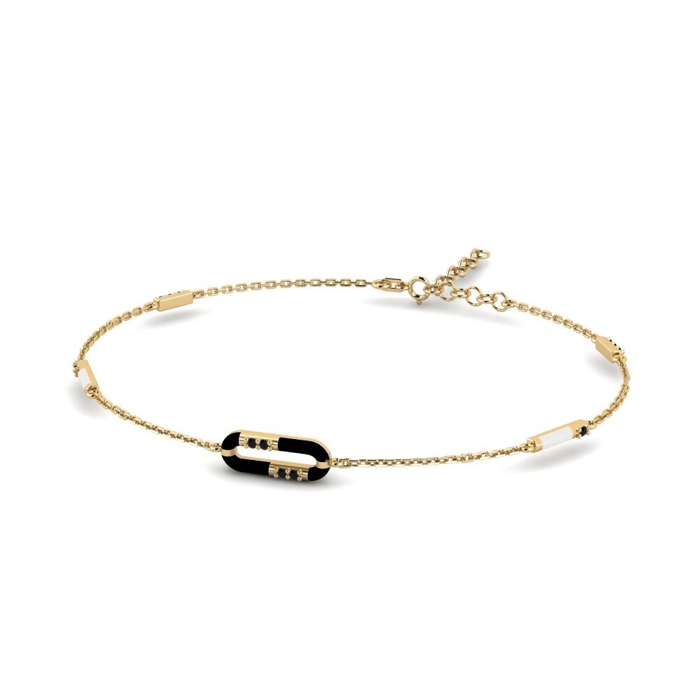 Black Sapphire Women's Bracelet Petalouda