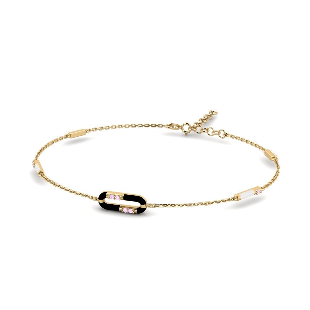 Pink Sapphire Women's Bracelet Petalouda