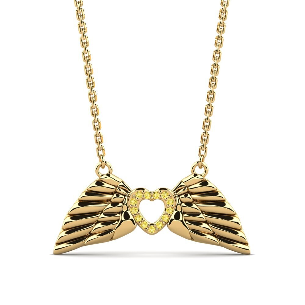 Yellow Sapphire Women's Necklace Petirlante