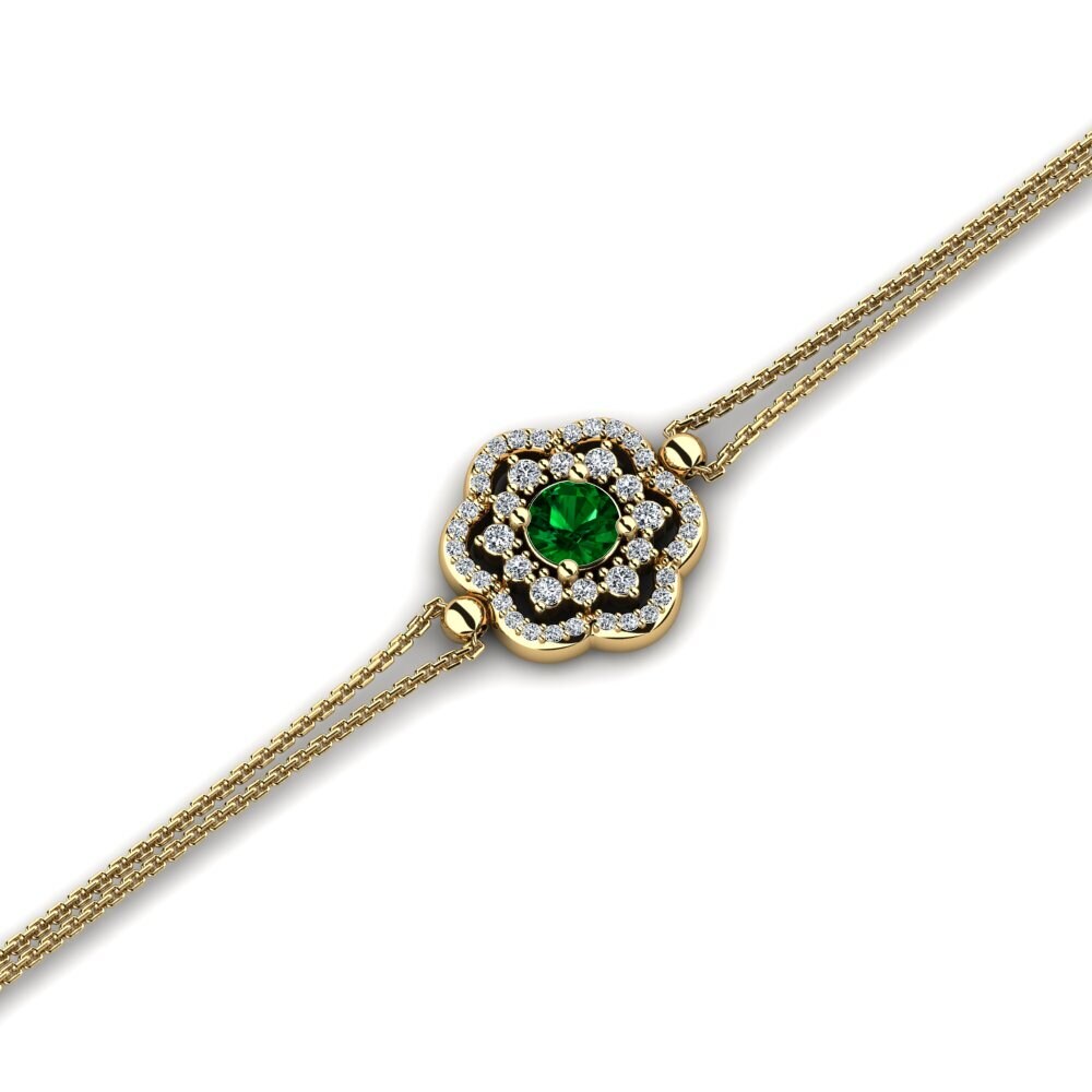 Green Zirconia Women's Bracelet Petru