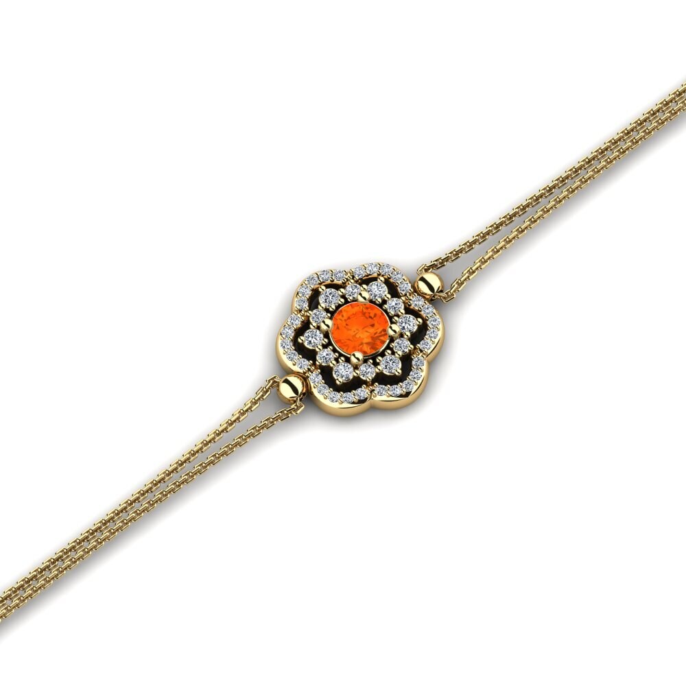 Fire Opal Women's Bracelet Petru