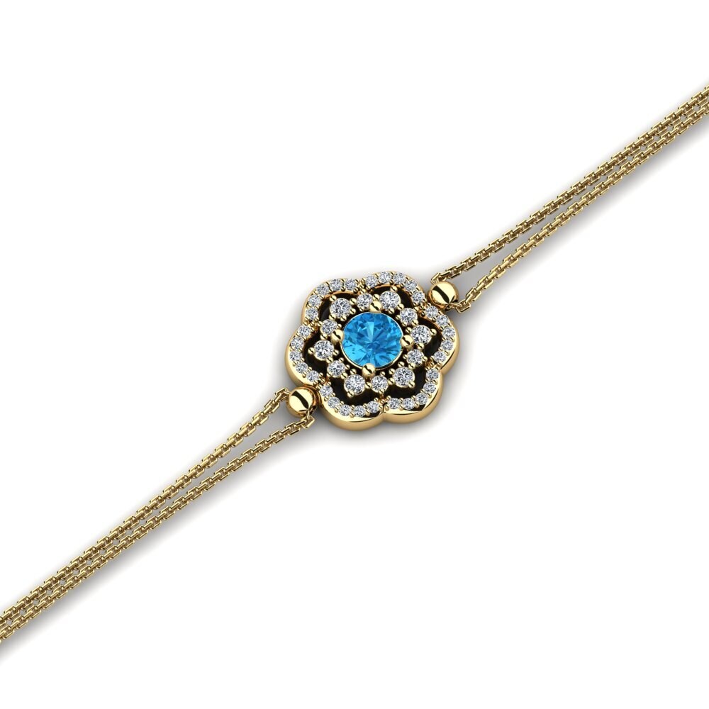 Blue Topaz Women's Bracelet Petru