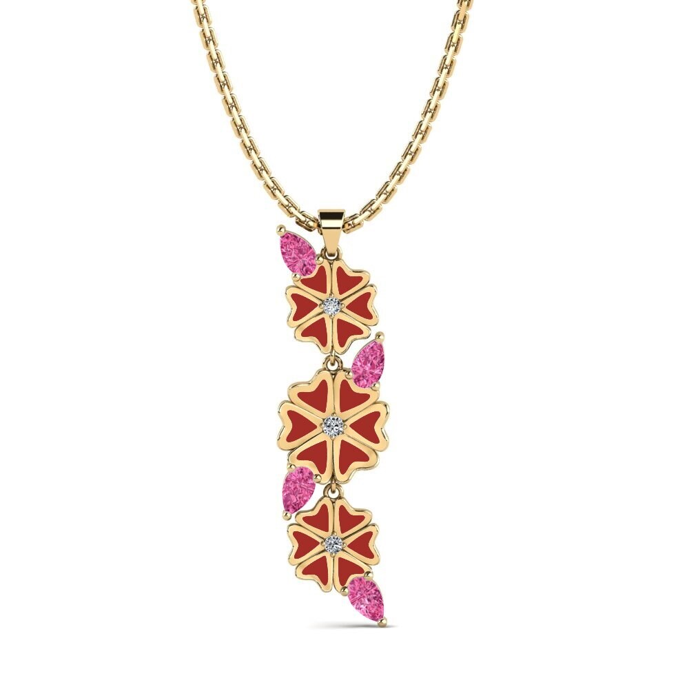 Pink Tourmaline Women's Pendant Phall