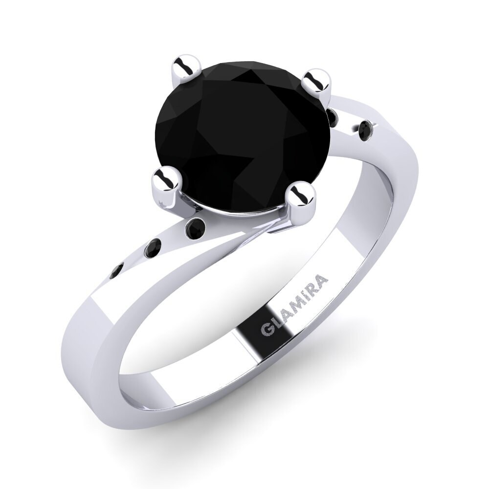 Diamante Negro Anillo de compromiso Phillipa 2.0 crt