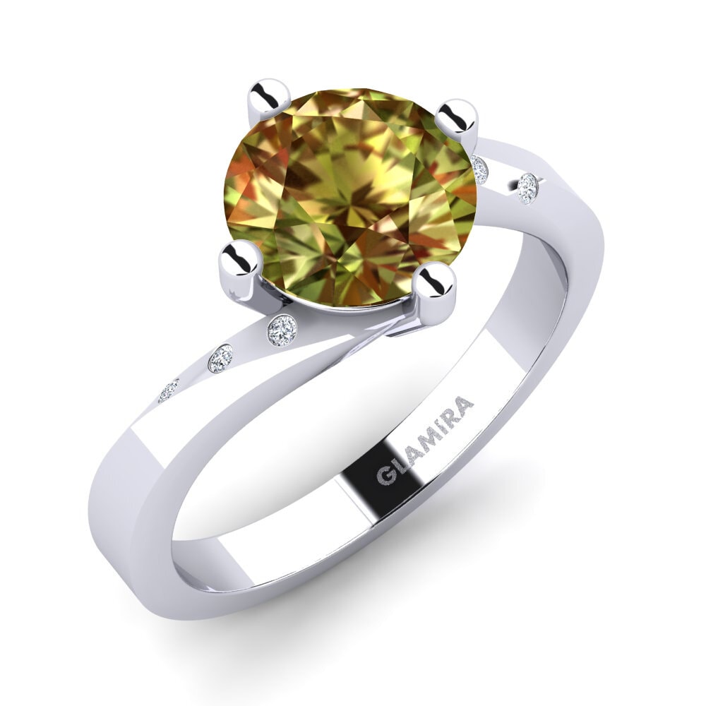 Round Sultan Stone Engagement Ring Phillipa 2.0 crt